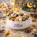 وعاء السكاكر والحلويات الملكي – تشكيلة عيد الفطر