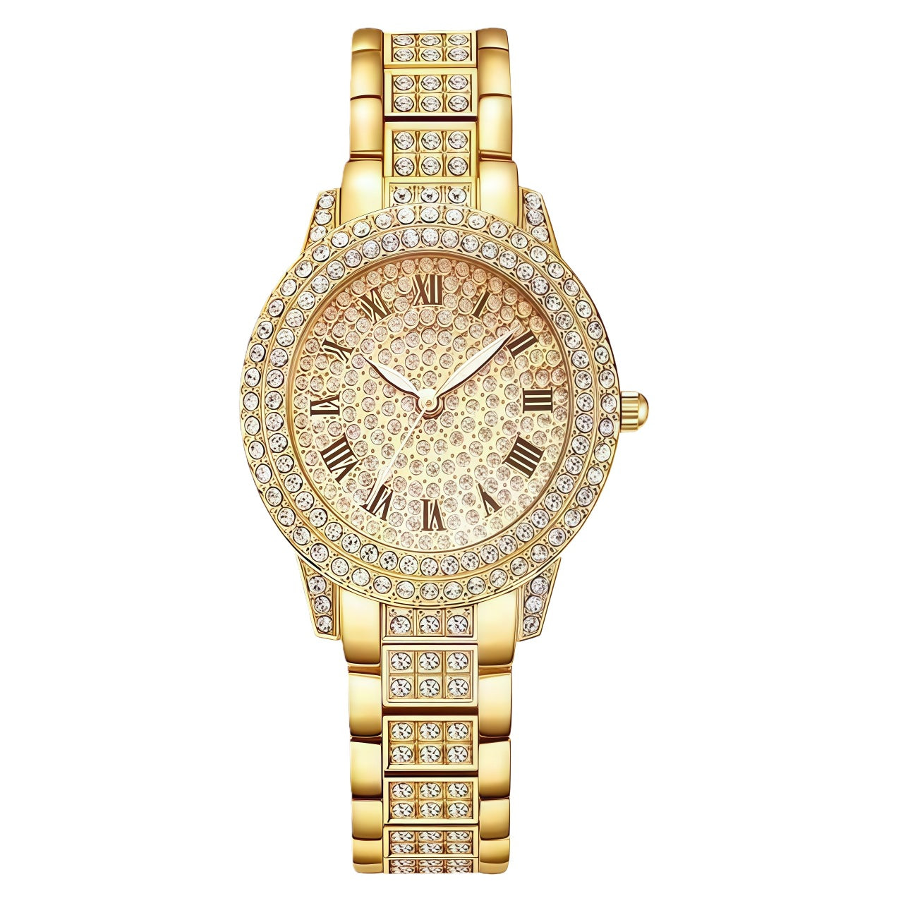Women's Diamond Inlaid Quartz Watch